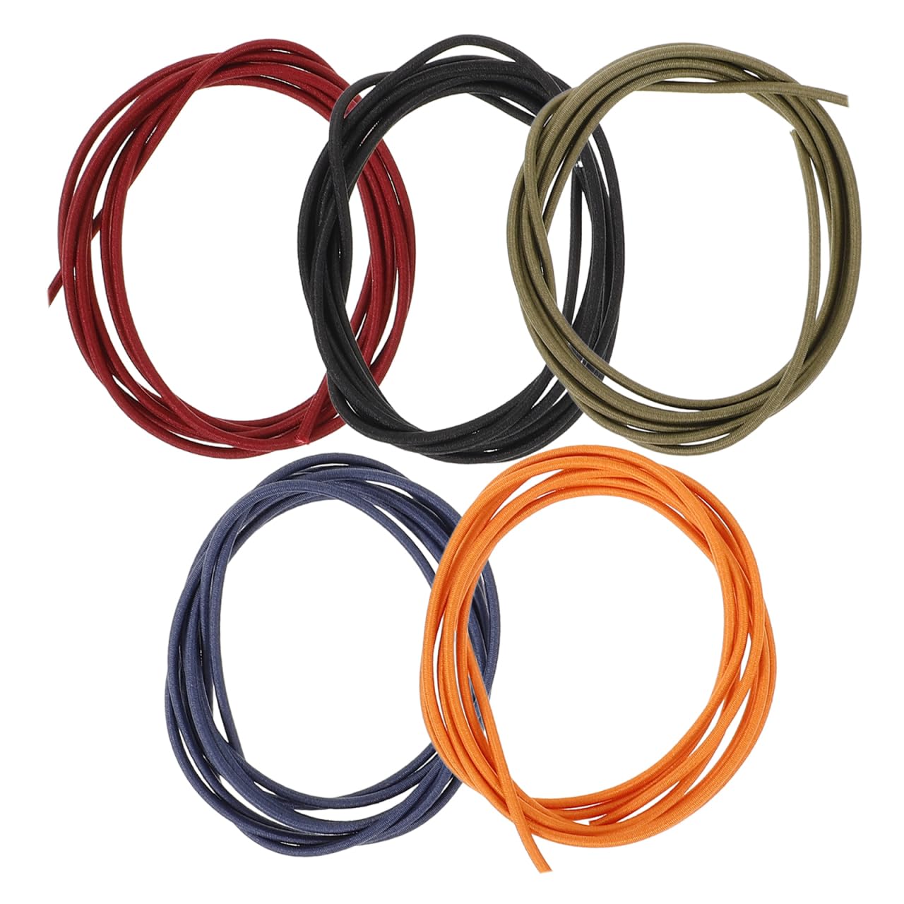 5Pcs Elastic Bands Notebook Straps Stretchy Book Wraps for Travelers Journal Accessories Adjustable Spring Band Fixing Strap