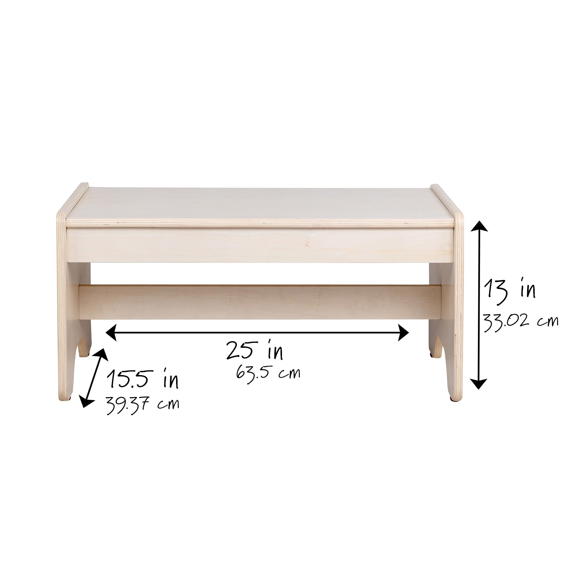 Children’s Factory Everyday Lounge Coffee Table, Toddler Reading Book Nook Table, Daycare, Preschool, Classroom or Playroom Kids Furniture, Assembled