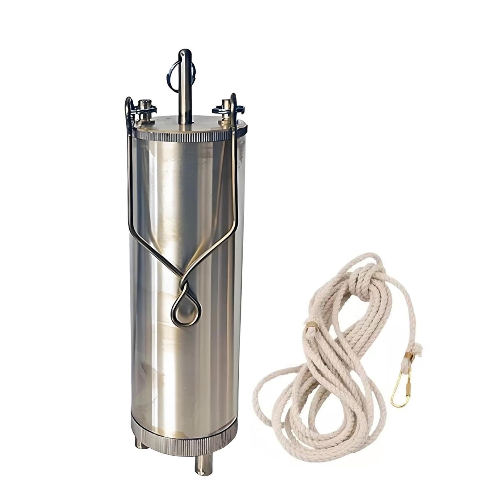 Próbnik oleju, 500 ml, miedziany kubek do pobierania próbek paliwa, butelka z ekstraktem na próbki płynów z linką 30 m, idealny do oleju, paliwa i kontroli jakości