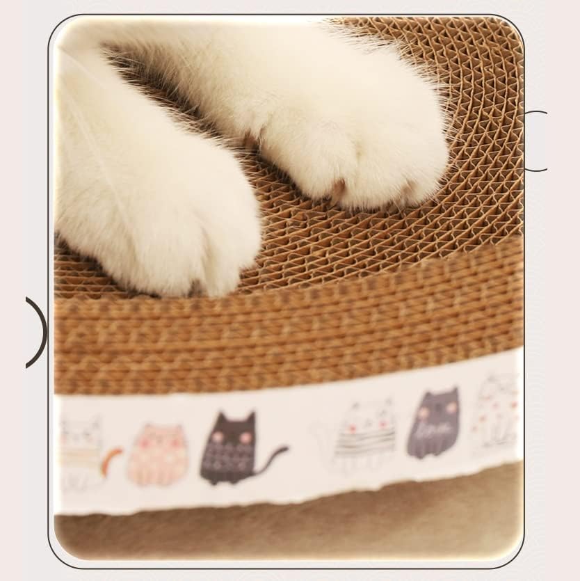 猫スクラッチャー 猫スクラッチボード リッター 一体型 耐摩耗性 猫爪ボード 傷が付きにくい 猫ボウル 猫 洗面器 猫砂 丸猫用品