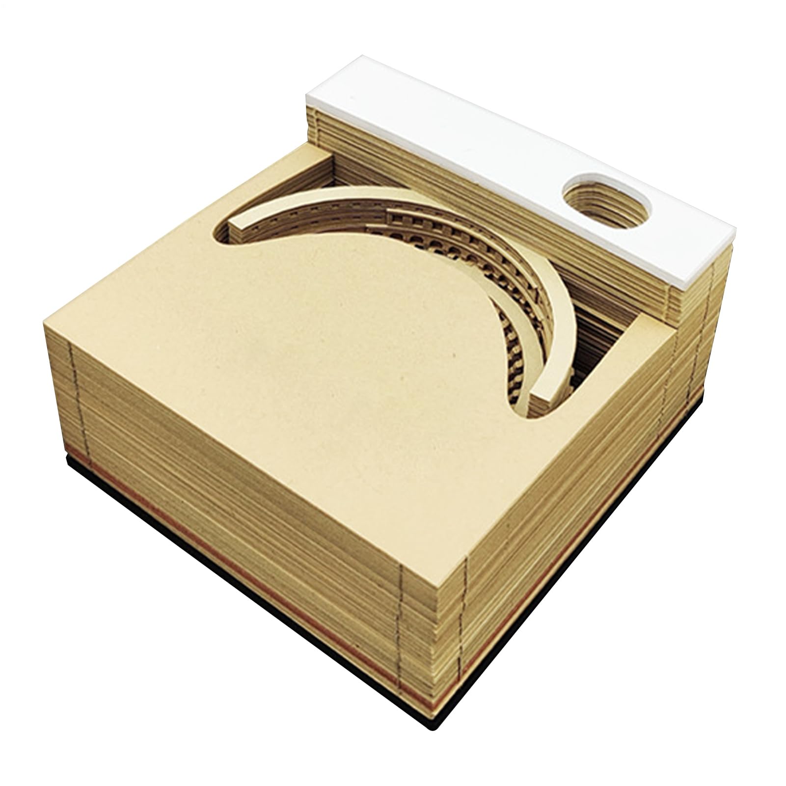Calendrier 3D 2026 avec horloge contre l'oubli pour planification et tri de notes - 8