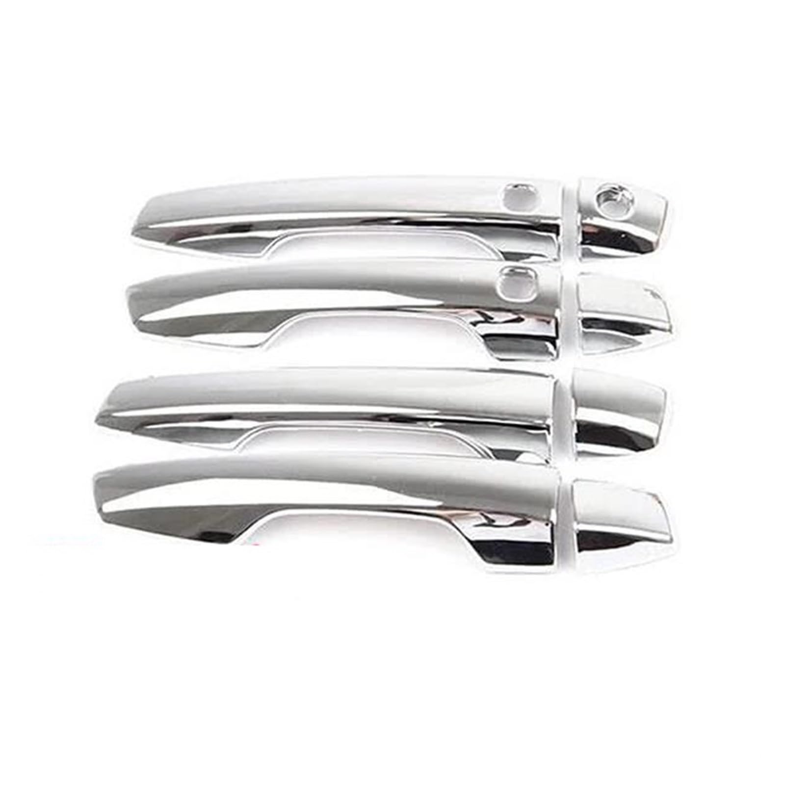 Fkhbzm Style 1 Car Chrome Outer Door Handle Cover Decoration Stickers For Mitsubishi For Outlander 4 Gm Gn 2022 2023(Style 1)