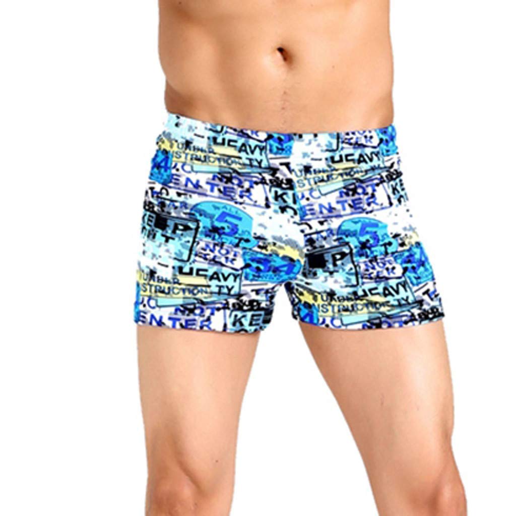 ubersweet Men's Shorts Swim Trunks Quick Dry Beach Surfing Print Running Sing Short arrl : Multicolor, XL, United States-picture-10