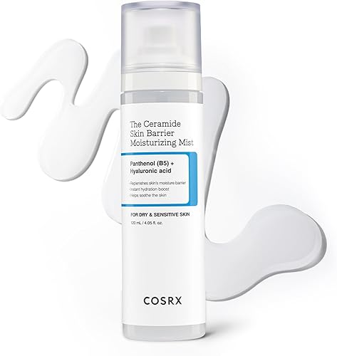 COSRX Barrier Cream Face Mist - Milky Toner with Ceramide & Hyaluronic Acid, Hydrating and Soothing Facial Spray for All Skin Types, 4.06 fl.oz, Korean Skin Care