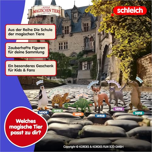schleich DIE Schule DER MAGISCHEN Tiere | Henrietta 14910 | Tierfigur Schildkröte aus dem Film | detailgetreue Sammelfiguren | Geschenk für Kinder & Sammler | ab 3 Jahre | 7 x 4 x 5 cm