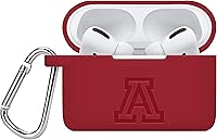 Vista 12 de AFFINITY BANDS Arizona Wildcats - Funda de silicona grabada compatible con Apple AirPods Gen 1 y 2 (carmesí)