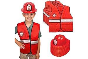 Fireman Party Costume - Hats & Vests