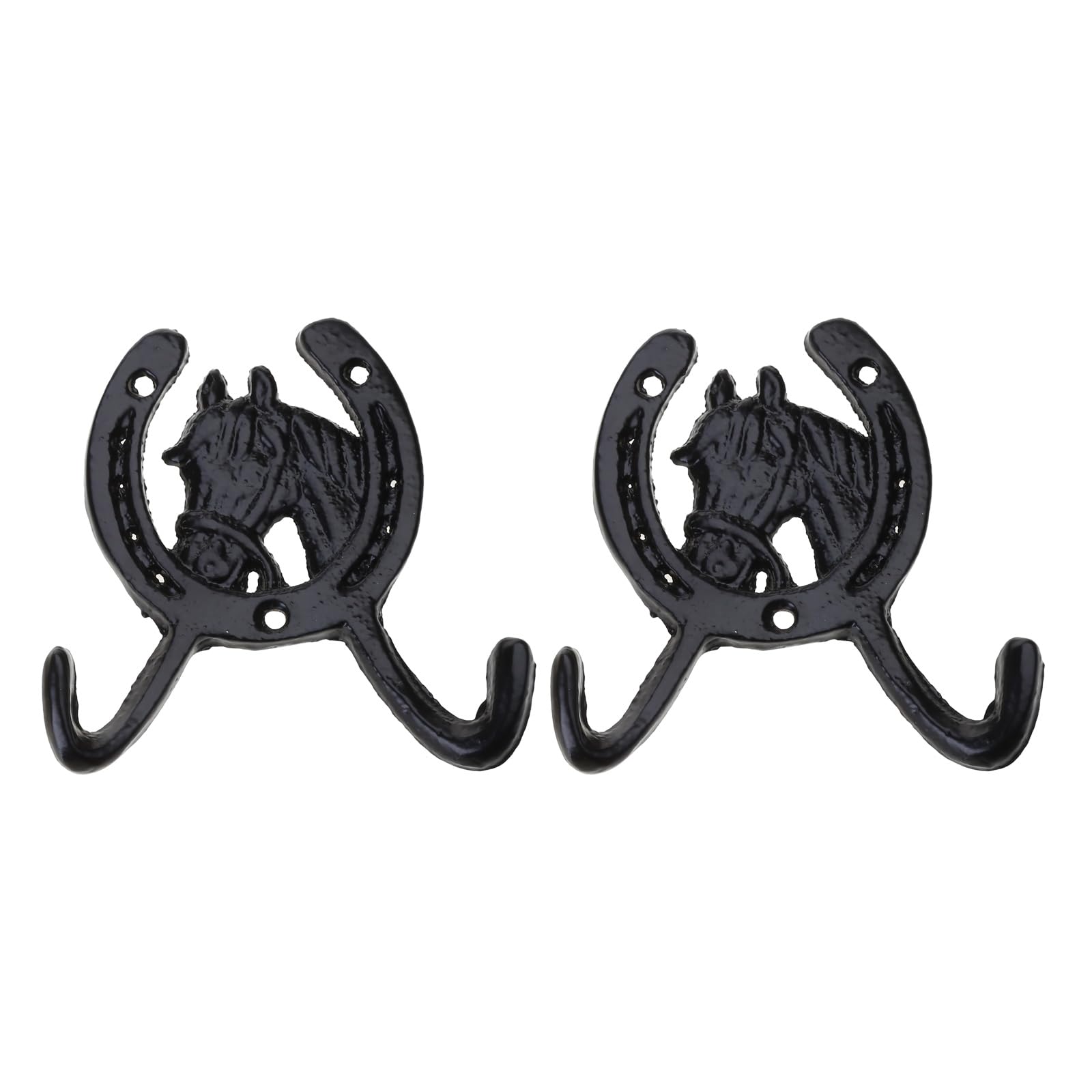 Kalttoy Horseshoe Wall Hook Decorative Horseshoe Wall Hook Organizer for Hangings Clothing and Item Sturdy