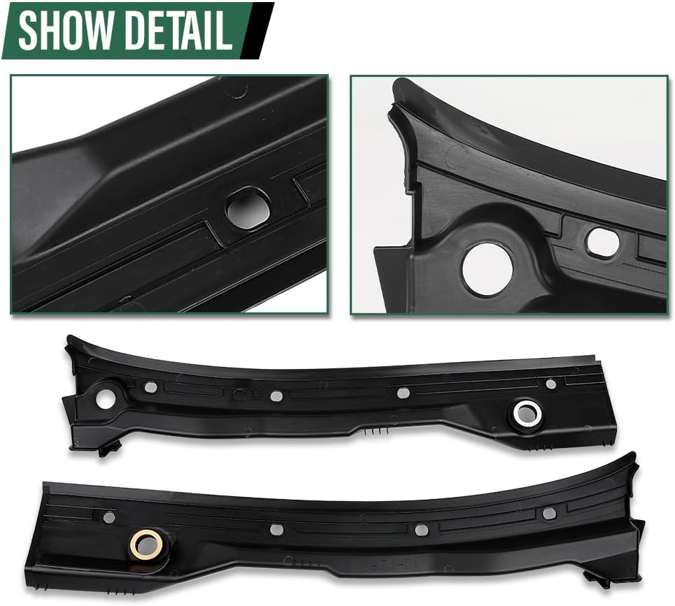 LQI Windshield Cowl Panel Cover Compatible with BMW 5 Series E39 1995-2004 51718159292