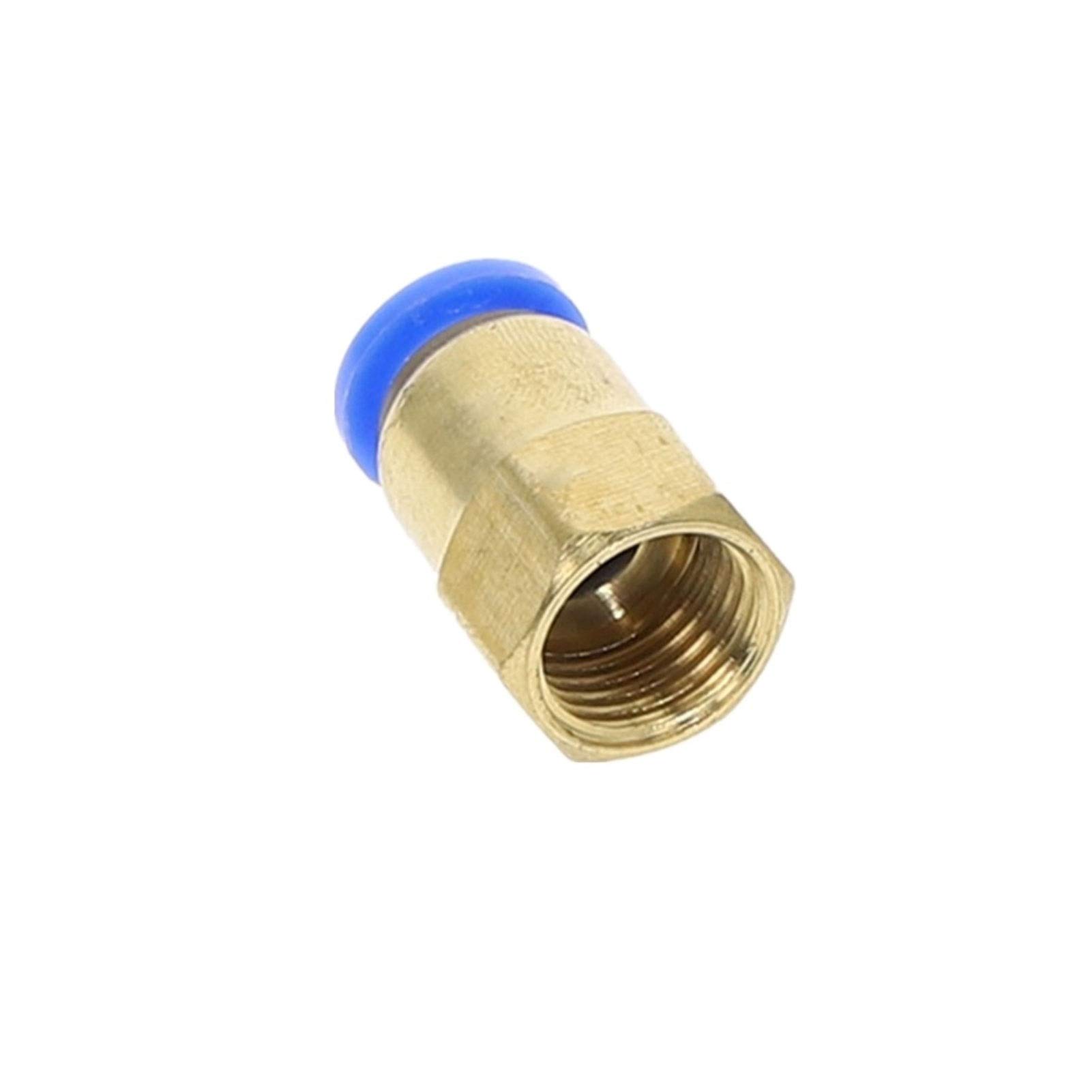 Qinlu-Brass Connector Hose Fitting 10mm 12mm 8mm 6mm Hose Tube 1/8