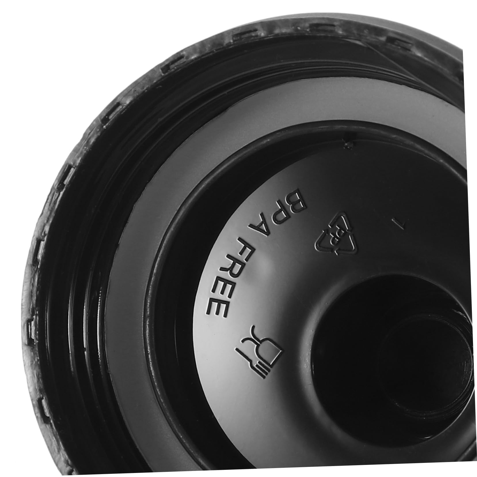 Yardwe Sport-wasserflaschenverschluss Becherabdeckung Tassenabdeckungen Entzückender Becherdeckel Deckel Für Becher Becherdeckel Für Den Haushalt Kaffeetassendeckel Plastik Black