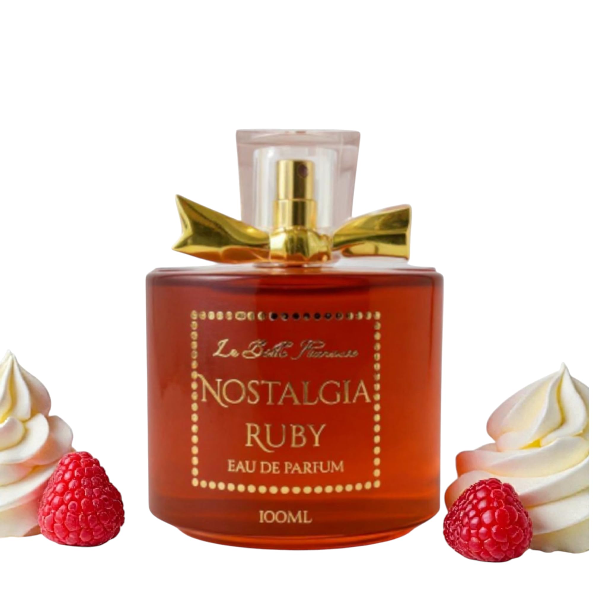 La Belle Flaneuse Nostalgia Ruby Eau de Parfum 100ml Long Lasting Fragrance for Women Raspberry Marshmallow Scent Luxury