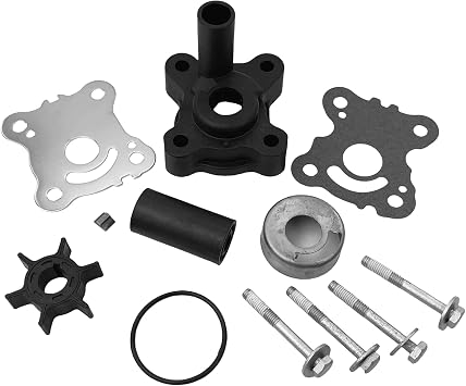 Water Pump Impeller Kit 06193-ZW9-020 Compatible for Honda Marine Outboard 8 9.9 HP BF8D BFP8D BF9D BFP9.9D