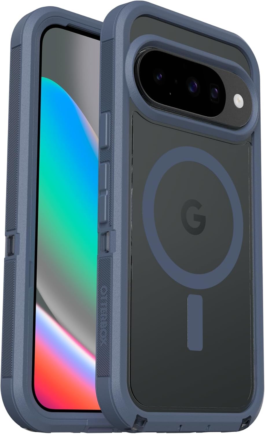 Coque Google Pixel 10 OtterBox Defender XT Pixelsnap bleue