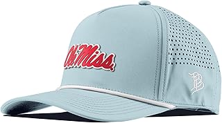 Officially Licensed x Mississippi Old Miss Rebels Sky Blue 5-Panel Ole Miss Crimson Script PVC