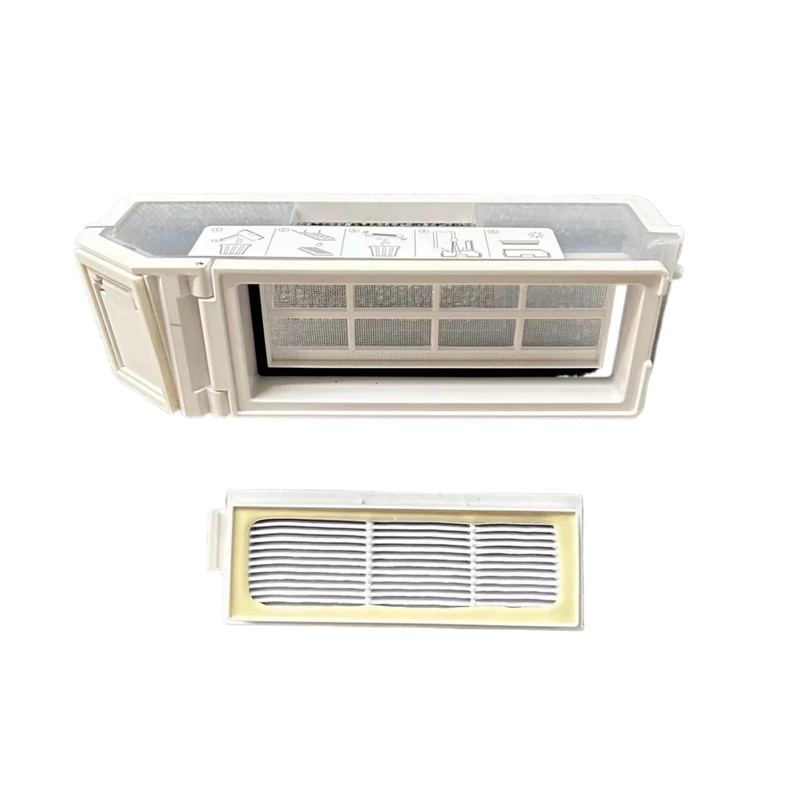 FCOIN Compatible for Ecovacs，Compatible for Deebot， T30 Pro Omni/T30 OMNI/Compatible for YEEDI， M12 Pro Robot Vacuum cleaner parts Dust Bin