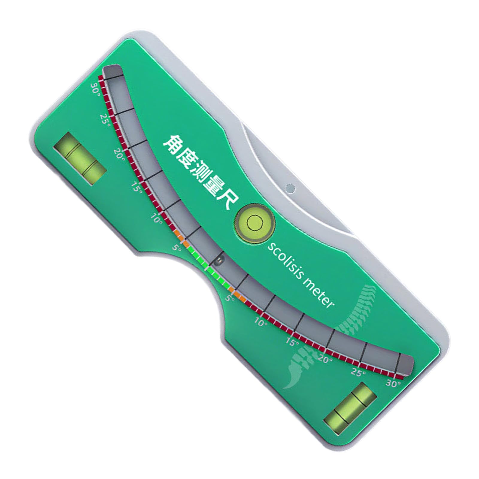 Position Correction Measurement Tool 30 Degree Scoliosis Detectors Build in Levels Indicates for Spinal Alignment Spinal Deformity Assessment Tool