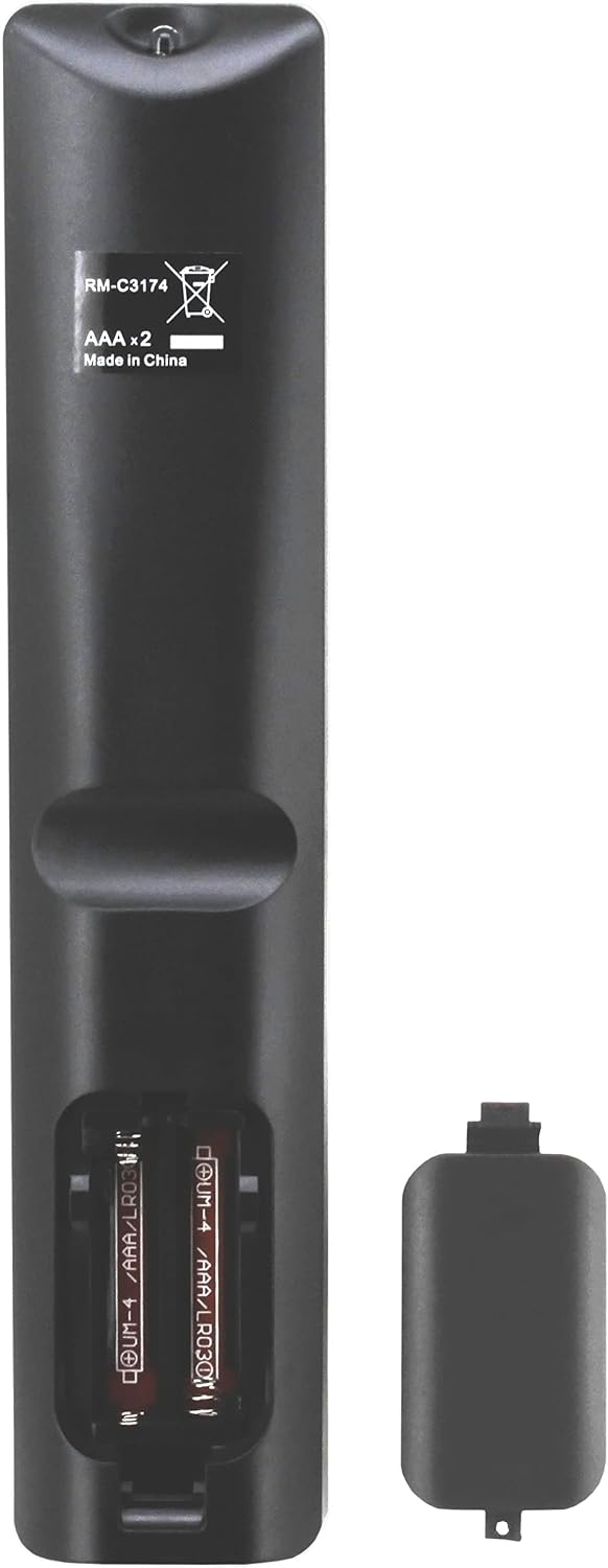 Replacement Remote Control Compatible for JVC LT-24C370 24" LED TV, Black - Image 5
