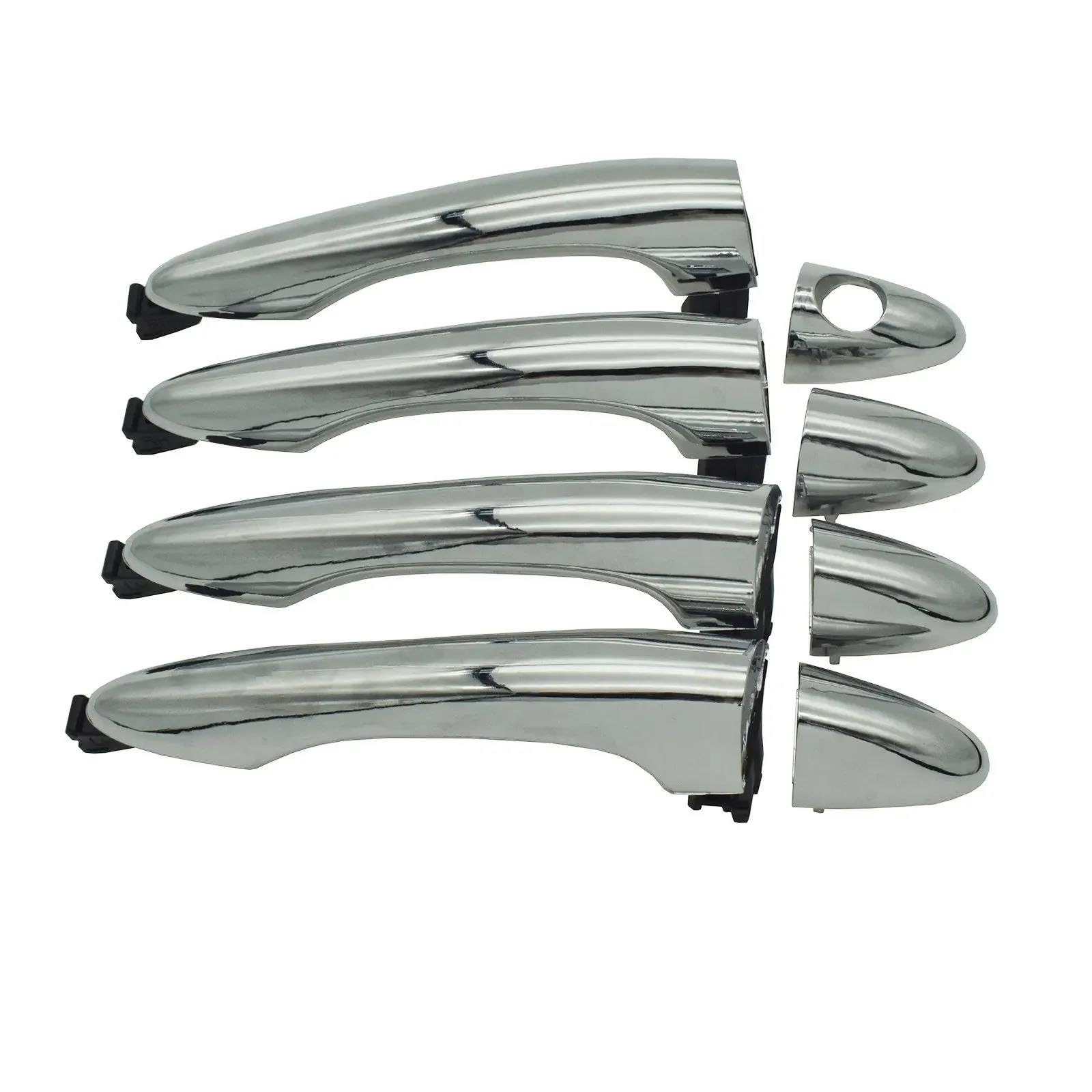 Door Handle Covers Chrome Car Exterior Outside Door Handle for Kia for Sportage 2011-2015 826513W010 826613W010 826523W010 826623W030(4PCS)