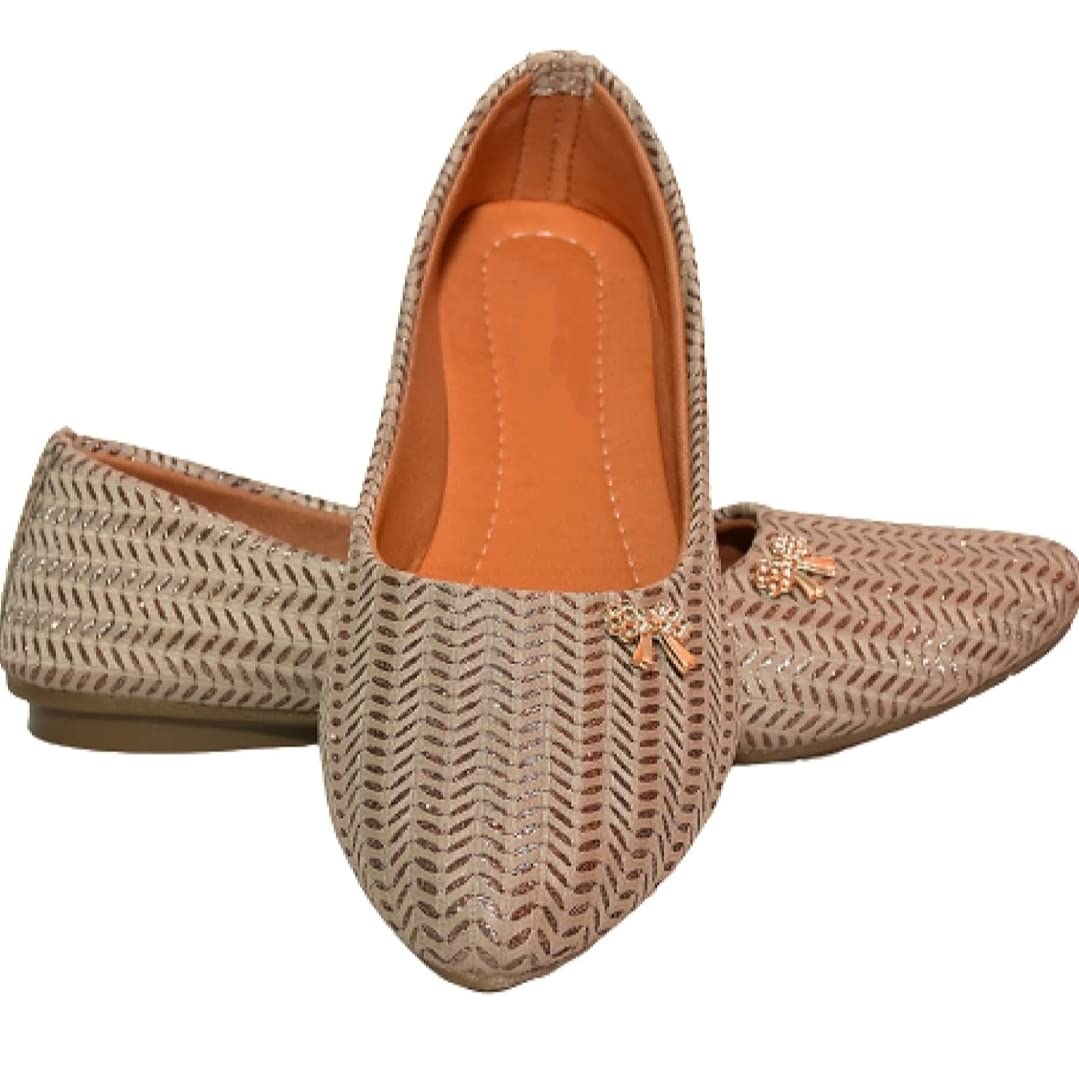 Stylish Pointed Flat Ballet/Bellies for Womens and Girls - (Pair of 1) (Beige, Numeric_5) (B0B77PS6DD) Amazon Price History, Amazon Price Tracker