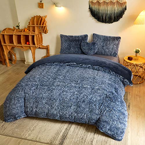 Faux Fur Duvet Cover Set, Ultra Soft