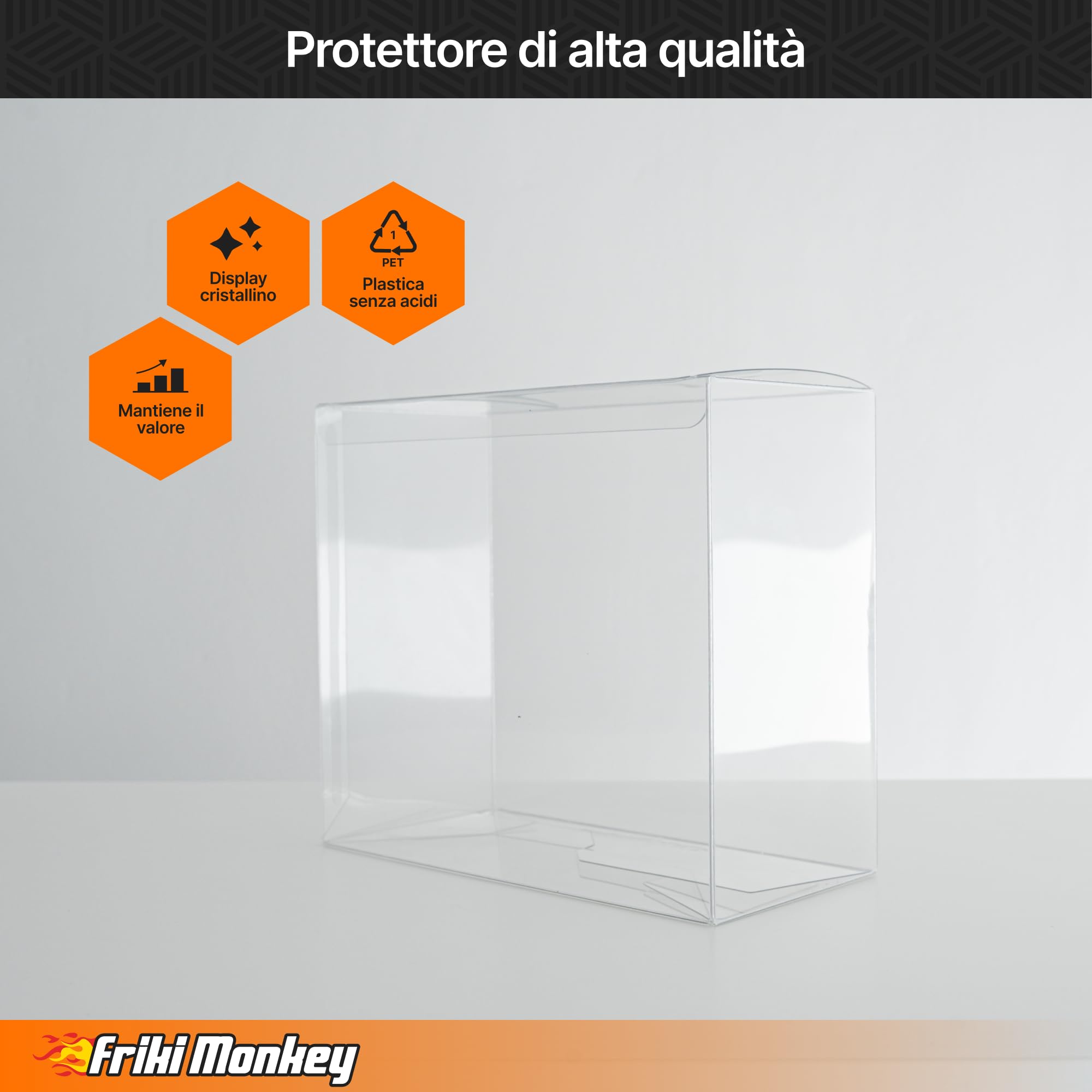 Scatola protettiva PET Elite Trainer Box – Confezione da 10 custodie rigide trasparenti 19 × 16,7 × 9 cm – Compatibile con Pokémon ETB – Antipolvere, Resistente, per Collezionisti