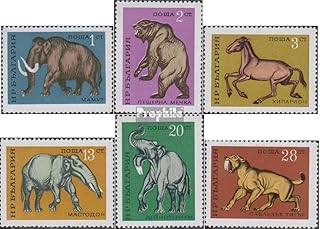 Bulgaria 2088-2093 (Complete.Issue.) 1971 Prehistoric Animals (Stamps for Collectors) Mammals