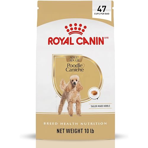 Royal Canin Breed Health Nutrition Poodle Adult Dry Dog Food, 10 lb Bag