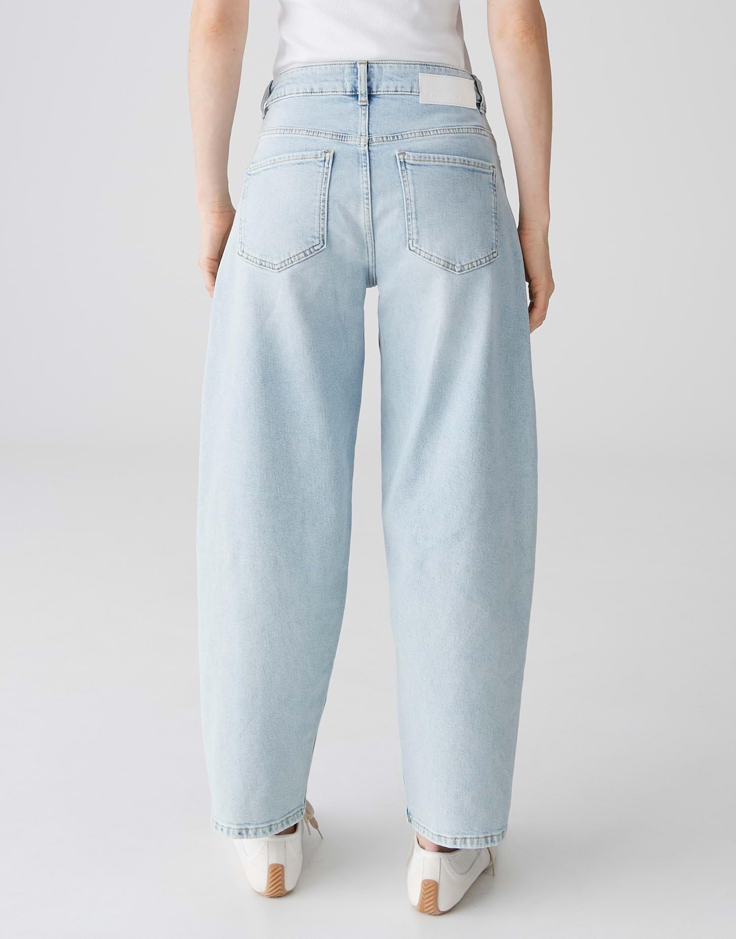 OPUS Damen Barrel | LOLAH Joy Barrel Jeans aus BCI Cotton Mix Mid Rise