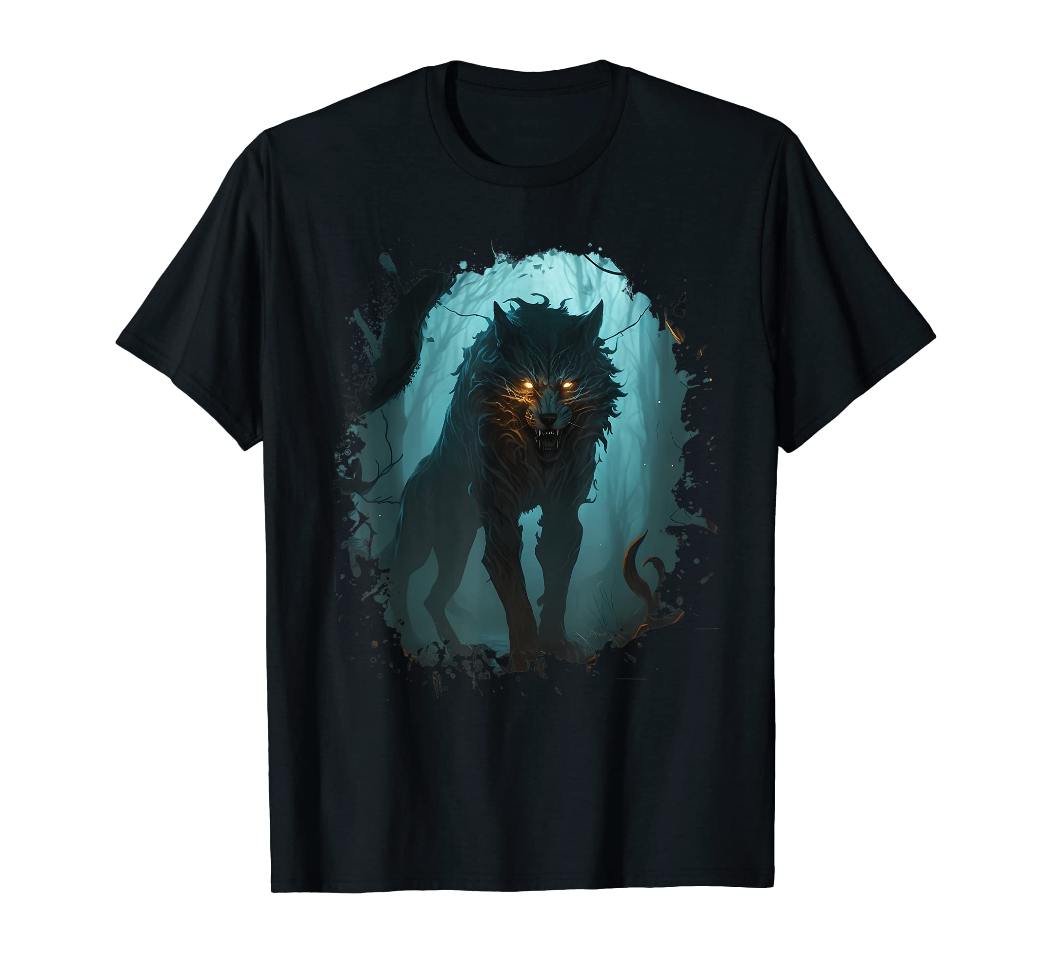 PM-ArtisticShadowhunters in the darkest forest a legend wolf T-Shirt