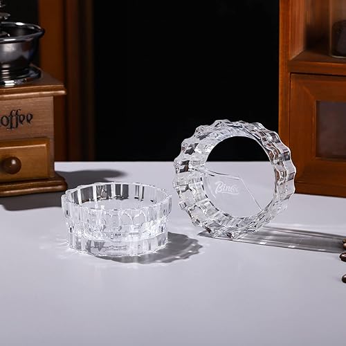 Miniatura 7 de Bincoo Moka - Dispensador de ollas con 100 piezas de papel de filtro, relleno de polvo giratorio, taza receptora de polvo, embudo, accesorios para