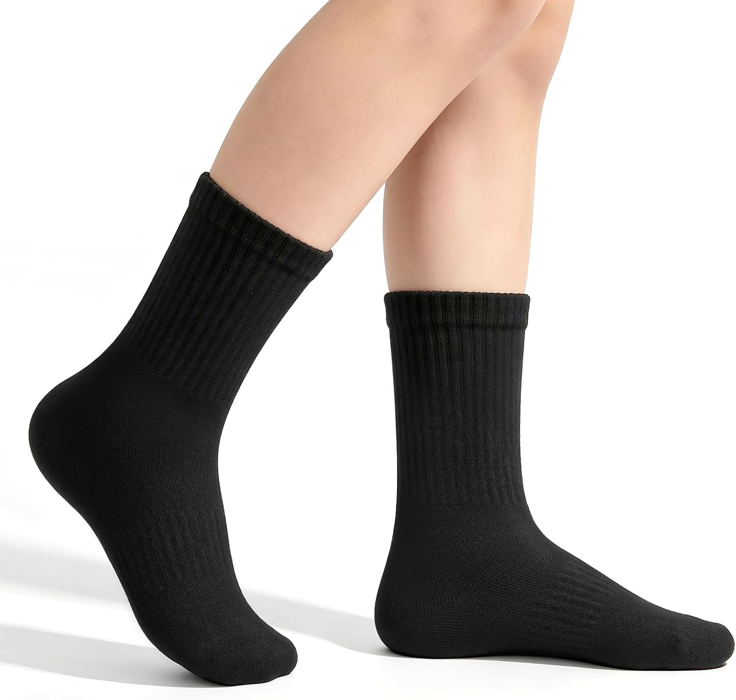Cotton Boys Socks for School: 94% Combed Cotton Improve Durability