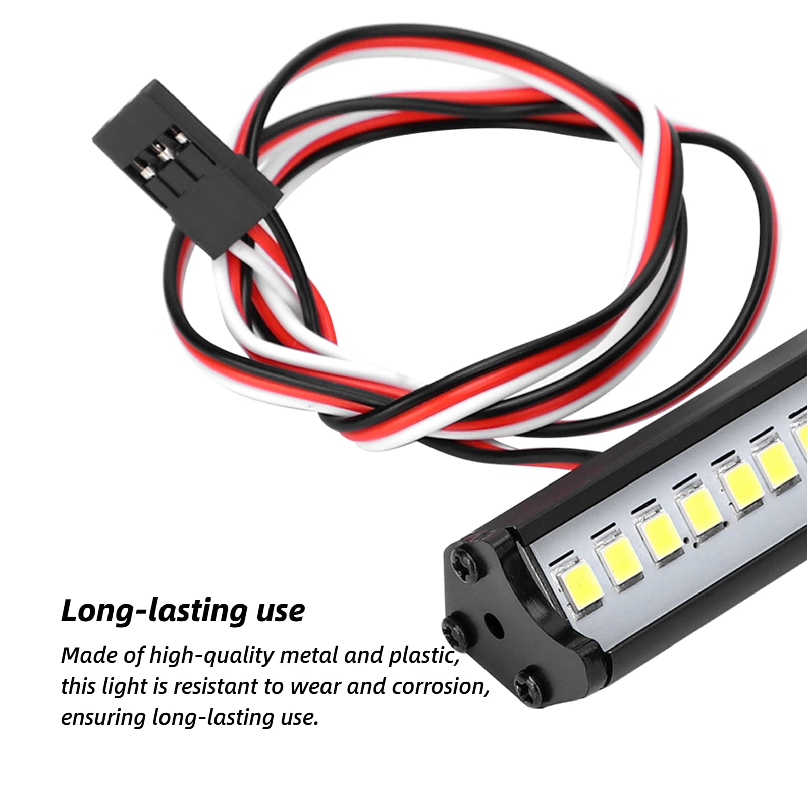 Kit Barre Lumineuse LED 36 LEDs Pour Voiture RC – Lampe De Toit Anti-Usure, Accessoire Éclairage Haute Luminosité Pour Modélisme