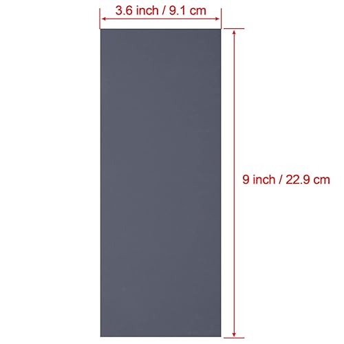 Miniatura 3 de AUSTOR 63 piezas de papel de lija húmedo y seco surtido de 1000, 1200, 1500, 2000, 2500, 3000, 5000, 7000, 10000, hojas de lijado surtido de papel