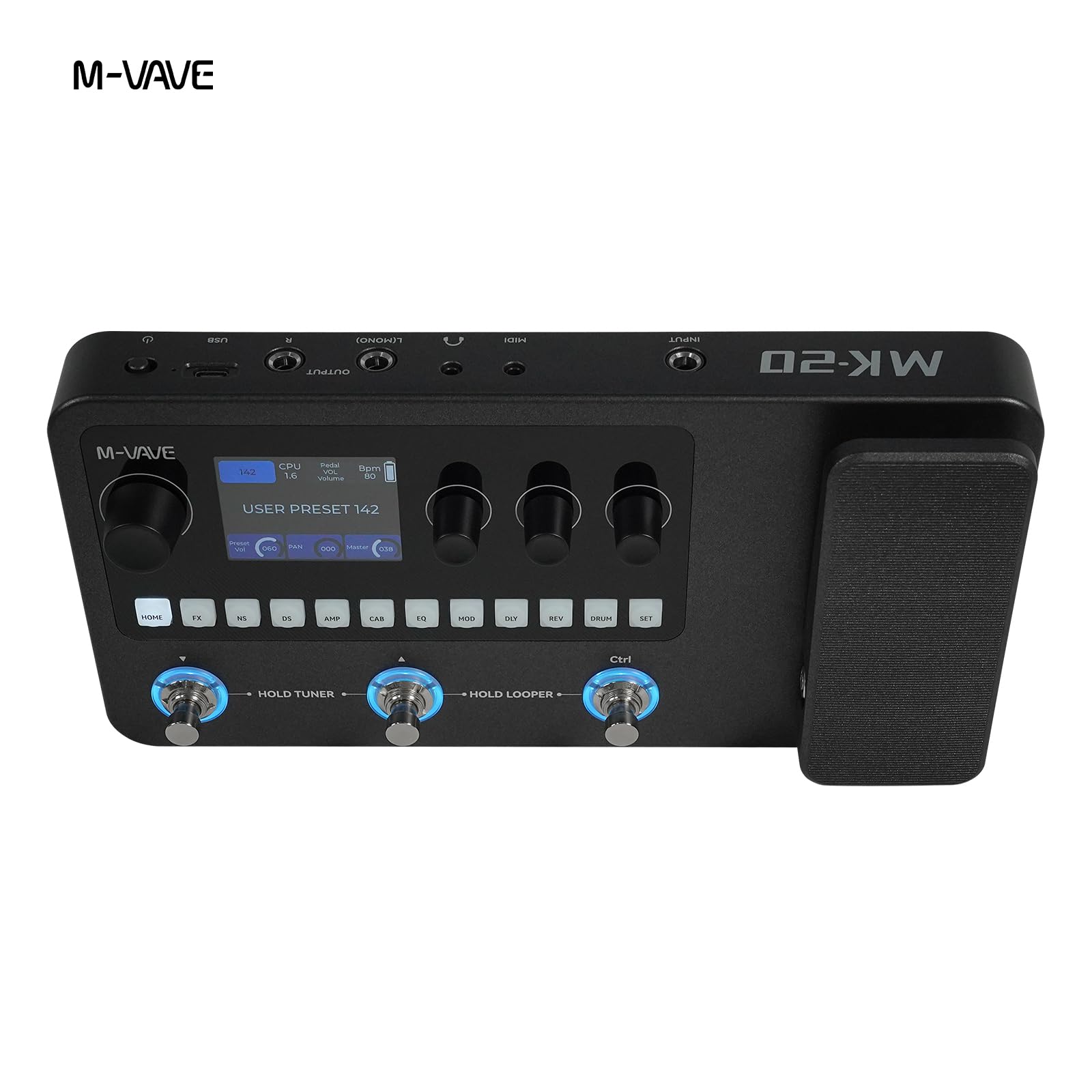 Amazon.com: MK-20 Portable Guitar Bass Multi-Effects Processor