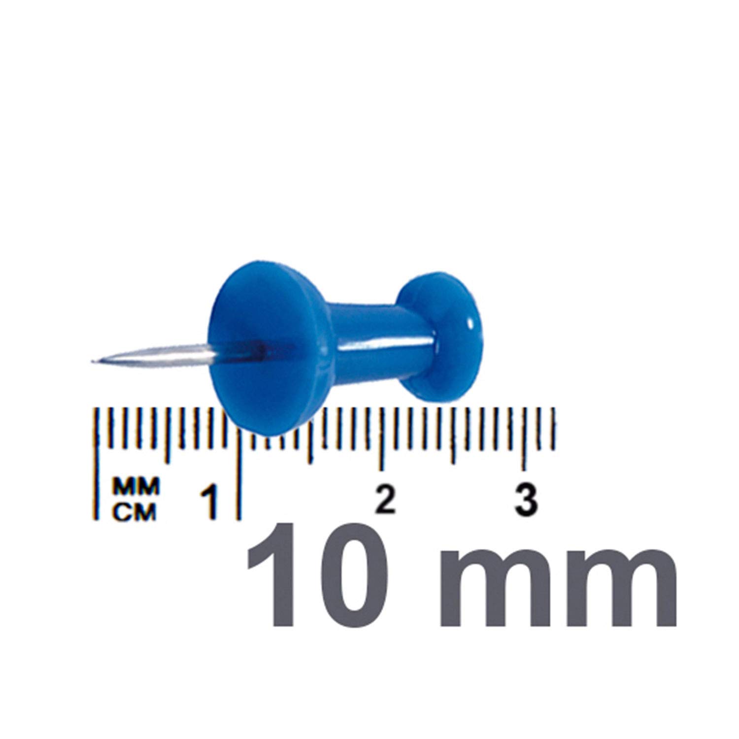 Boite De 20 Punaises Tableau M 10mm Blanc