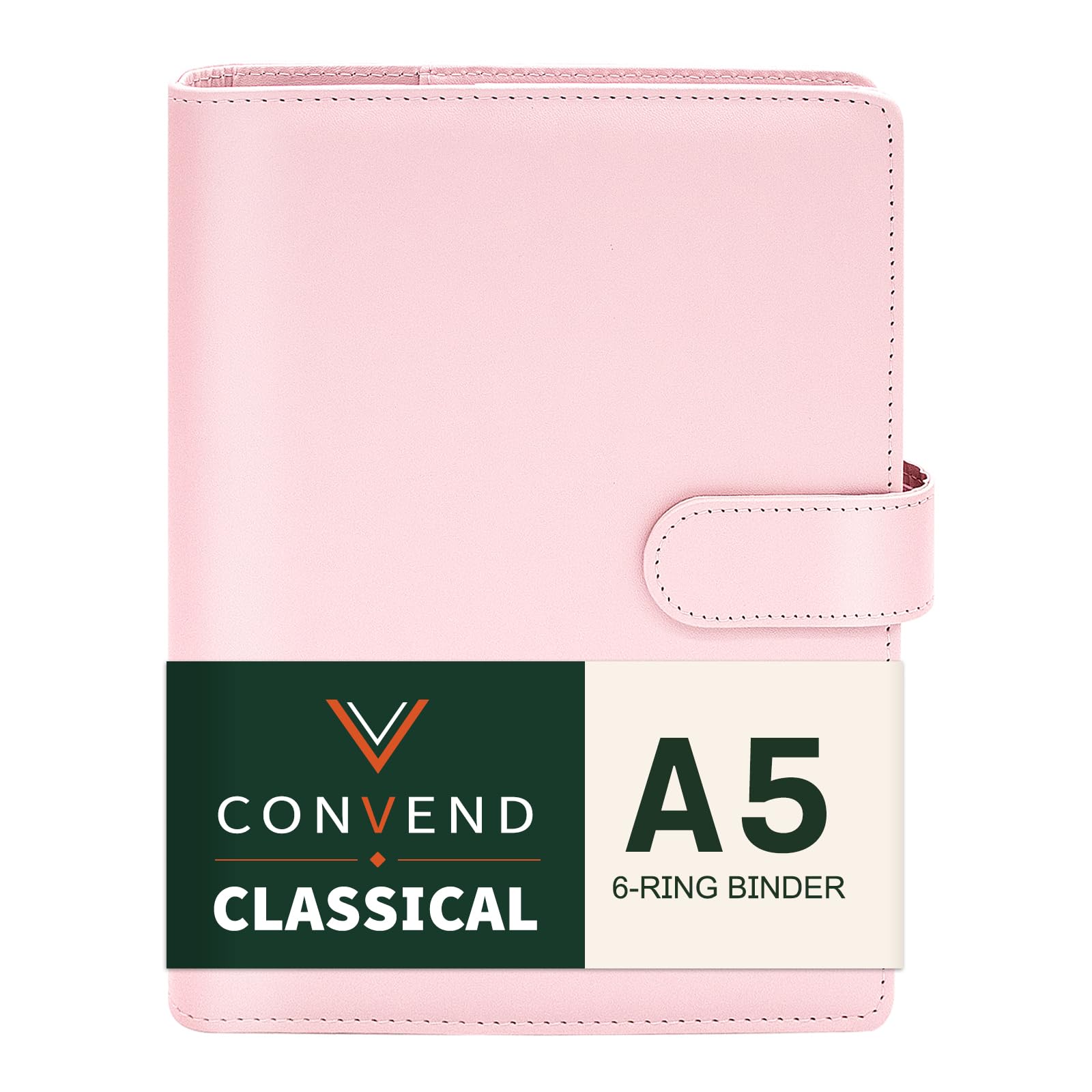 Convend Classical A5 Binder 6-Ring, Refillable Notebook Planner Organizer — image 1
