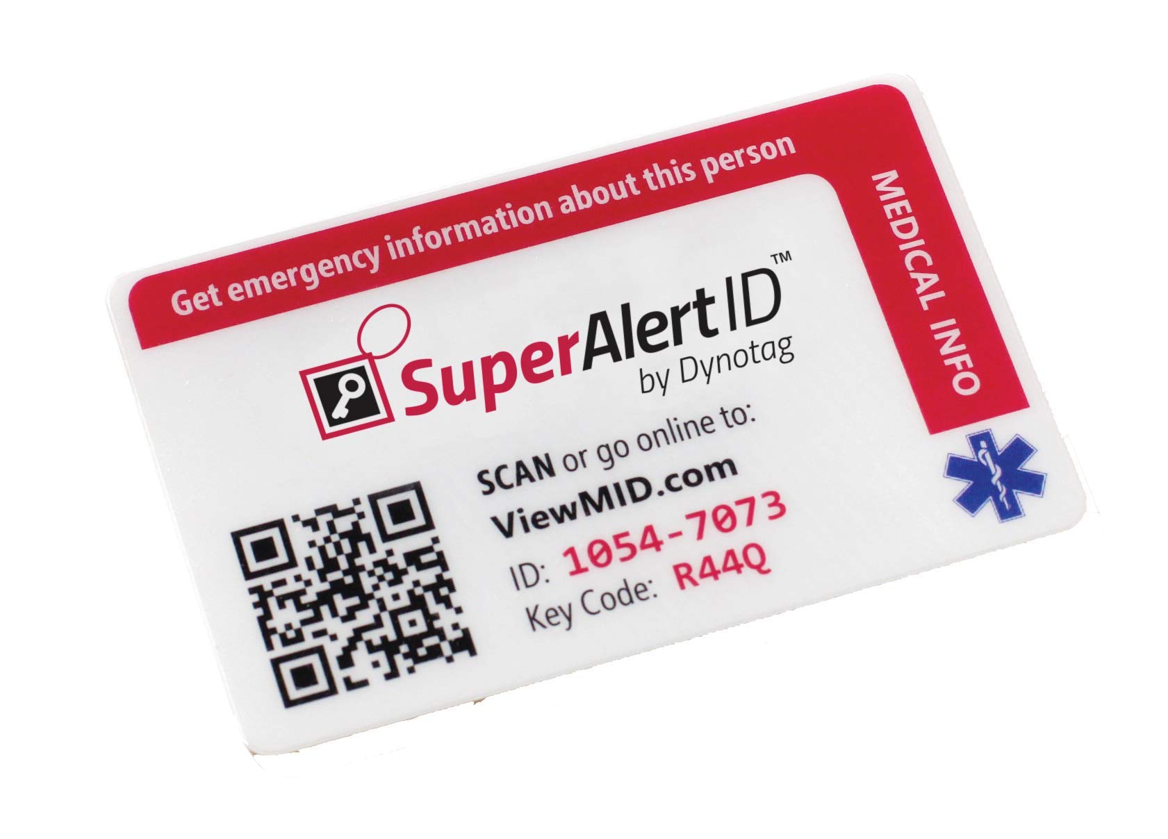 Amazon.com: SuperAlert™ Smart Medical ID Card with Detailed Online