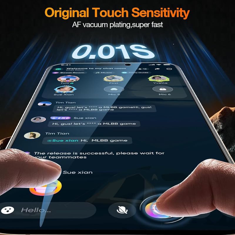 Image of TitanEdge Privacy Tempered Glass Screen Protector Guard for iPhone 17 and 16 Pro | True 28Anti Spy - 2 Pack