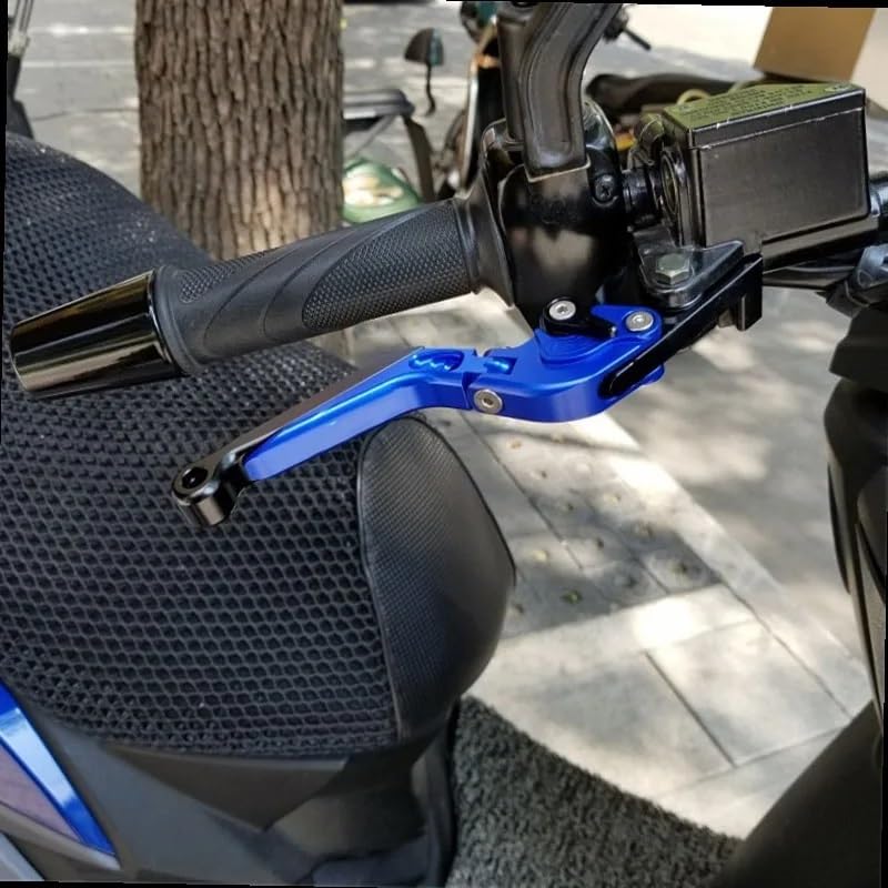 Levier frein cassé moto 300GY remplacer par commande pliable secours - 5