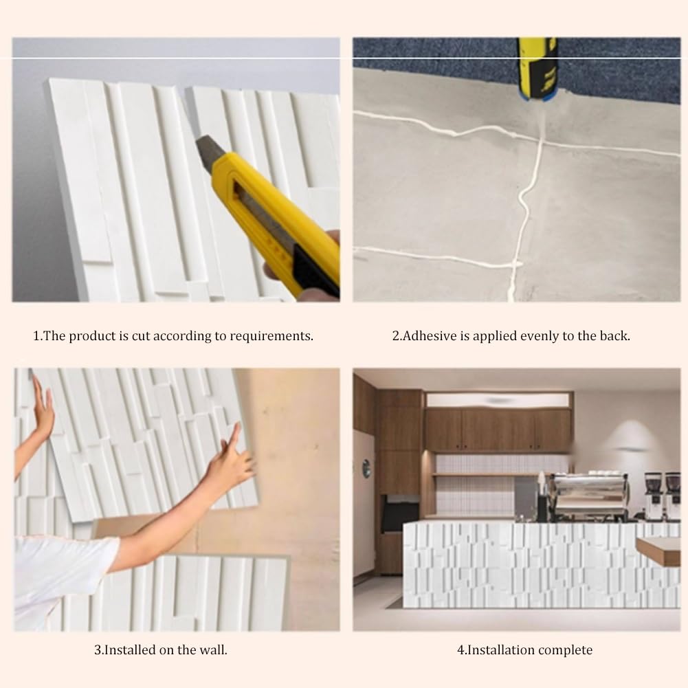 Paneles de pared de piedra sintética, chapa de poliuretano para decoración interior y exterior