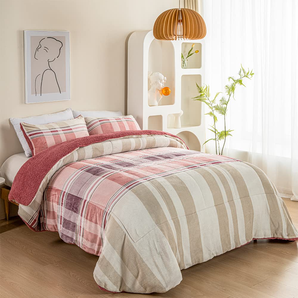 Edredón nórdico Borreguito/Sherpa Borreguito de Alta Calidez - Tacto ultrasuave, cómodo, Ligero-Disponible en Varios Modelos. (Brad Pitt, Cama 120/135/140cm-235x260cm)