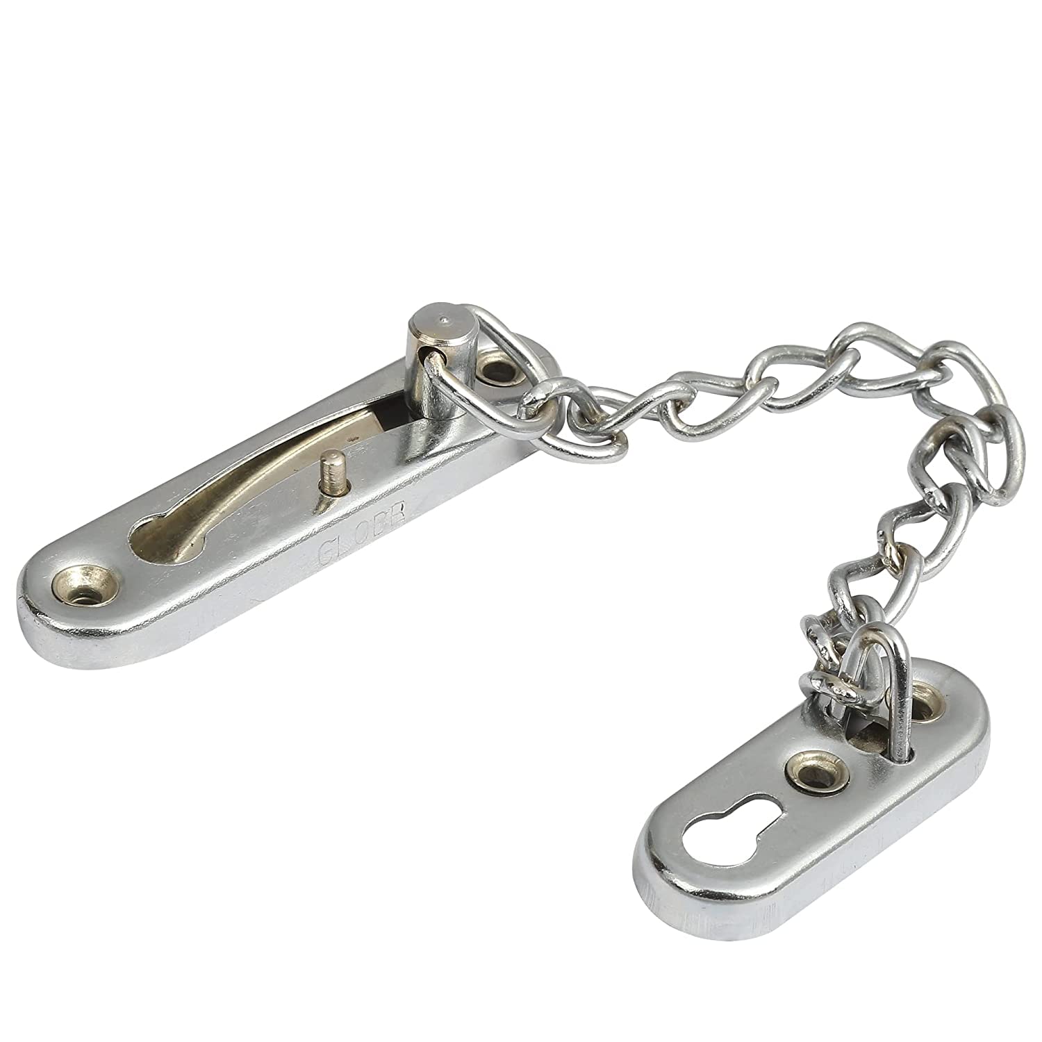 Vandnam Door Safety Chain, Door Security Guard for Home Door Chain for Safe and Secure Home (Silver, Chrome Finish) Pack of 1 (B08H8NG35B) Amazon Price History, Amazon Price Tracker