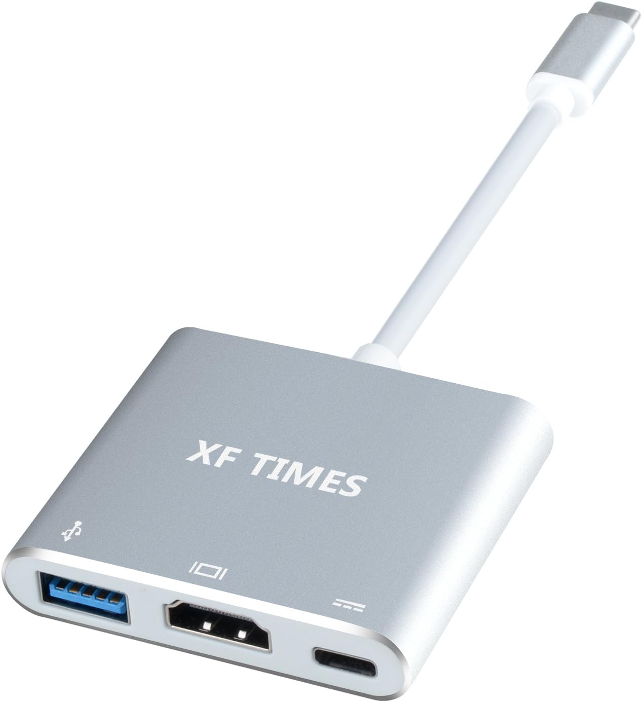 USB C to HDMI Adapter USB C 4K Multiport Adapter for MacBook Pro, Samsung Galaxy S9/S9 Plus, Chromebook Pixel and More USB C Devices