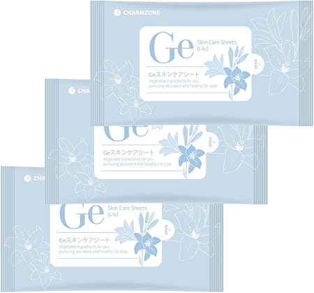 Amazon Charm Zone チャームゾーン Geスキンケアシート ホワイトリリー 10枚入 3個セット 人気韓国コスメ クレンジングもスキンケアもこれ1枚でok チャームゾーン Charm Zone クレンジングシート 通販