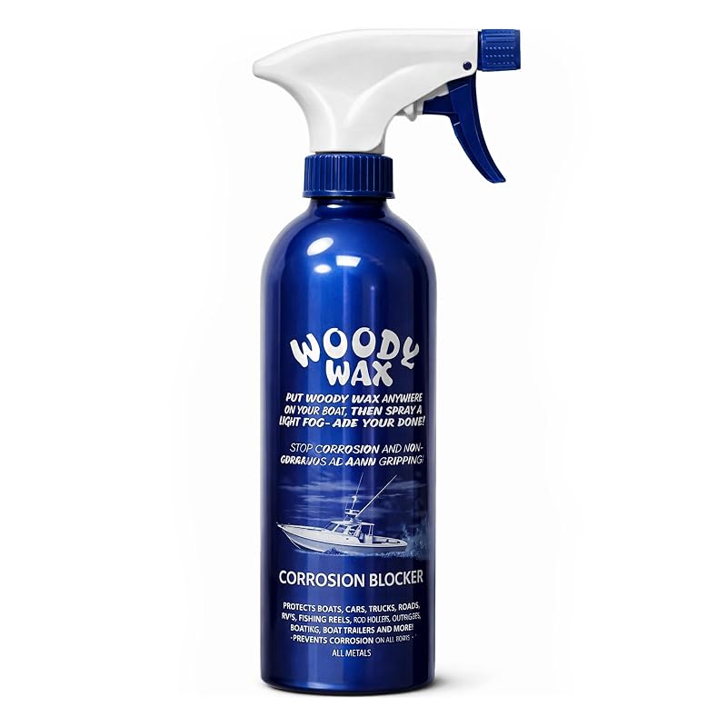 Cera em spray para barco Woody Wax, tratamento para convés e restaurador de metais, 480 mL