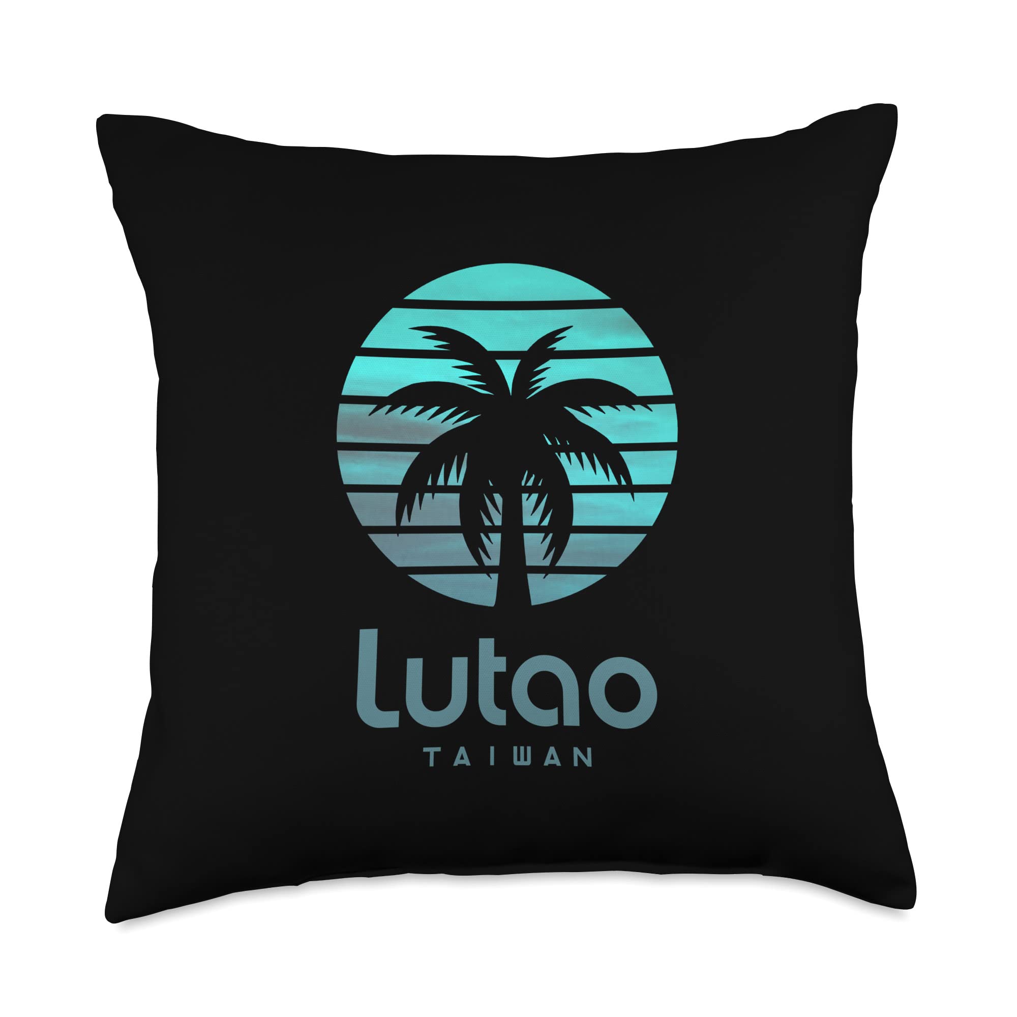 Taiwan Lutao Design Lutao Taiwan Throw Pillow, 18x18, Multicolor