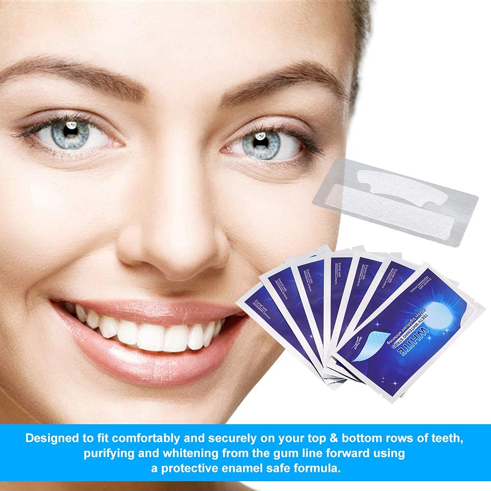 7PCS Teeth Whitening Strips Teeth Whitener Remove Coffee Tea and Tobacco 1