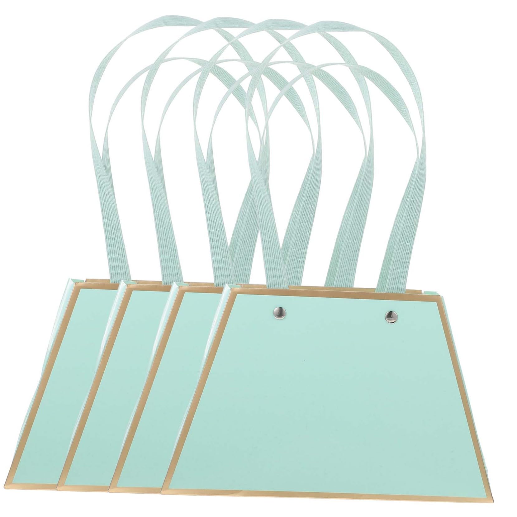 Beavorty 4 Juegos Caja De Flores Portátil Bolsas De Ramo Transparentes Mini Totalizador Bags Bolsas De Papek Bolsas De Papel Bolsas De Embalaje Floral Papel Especial Blue 4 Uds * 4