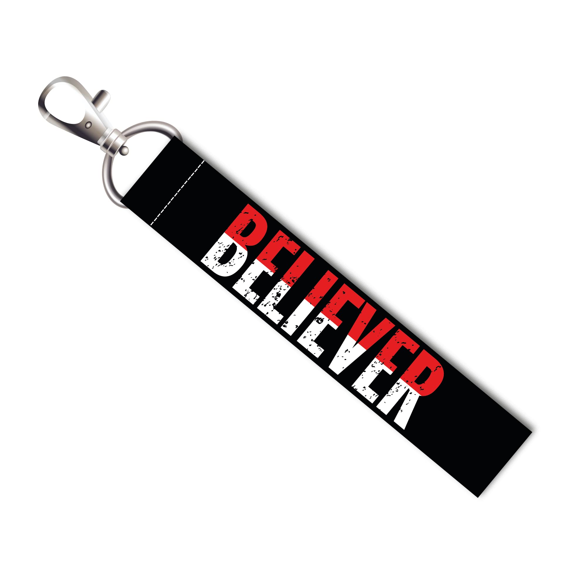 isee 360 ISEE 360® Believer Quotes Lanyard Bag Tag with Swivel Lobster for Gift Luggage Bags Backpack Laptop Bags Travelers Students Worker L X H 5 X 0.8 INCH-picture-19